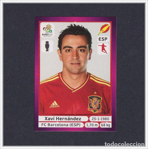 Cromos de F&uacute;tbol: EURO2012 POLAND UKRAINE PANINI XAVI HERNANDEZ N&ordm; 296 ESPA&Ntilde;A ALBUM EURO 2012 EUROCOPA POLONIA UCRANIA
