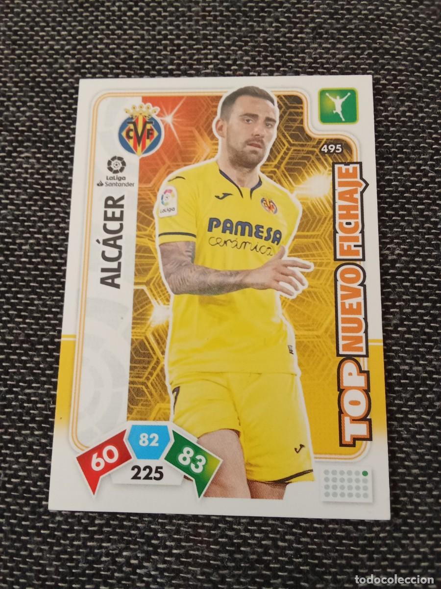 Fu&szlig;ball-Sticker: 495 Alc&aacute;cer top nuevo fichaje Villarreal ADRENALYN 2019-20