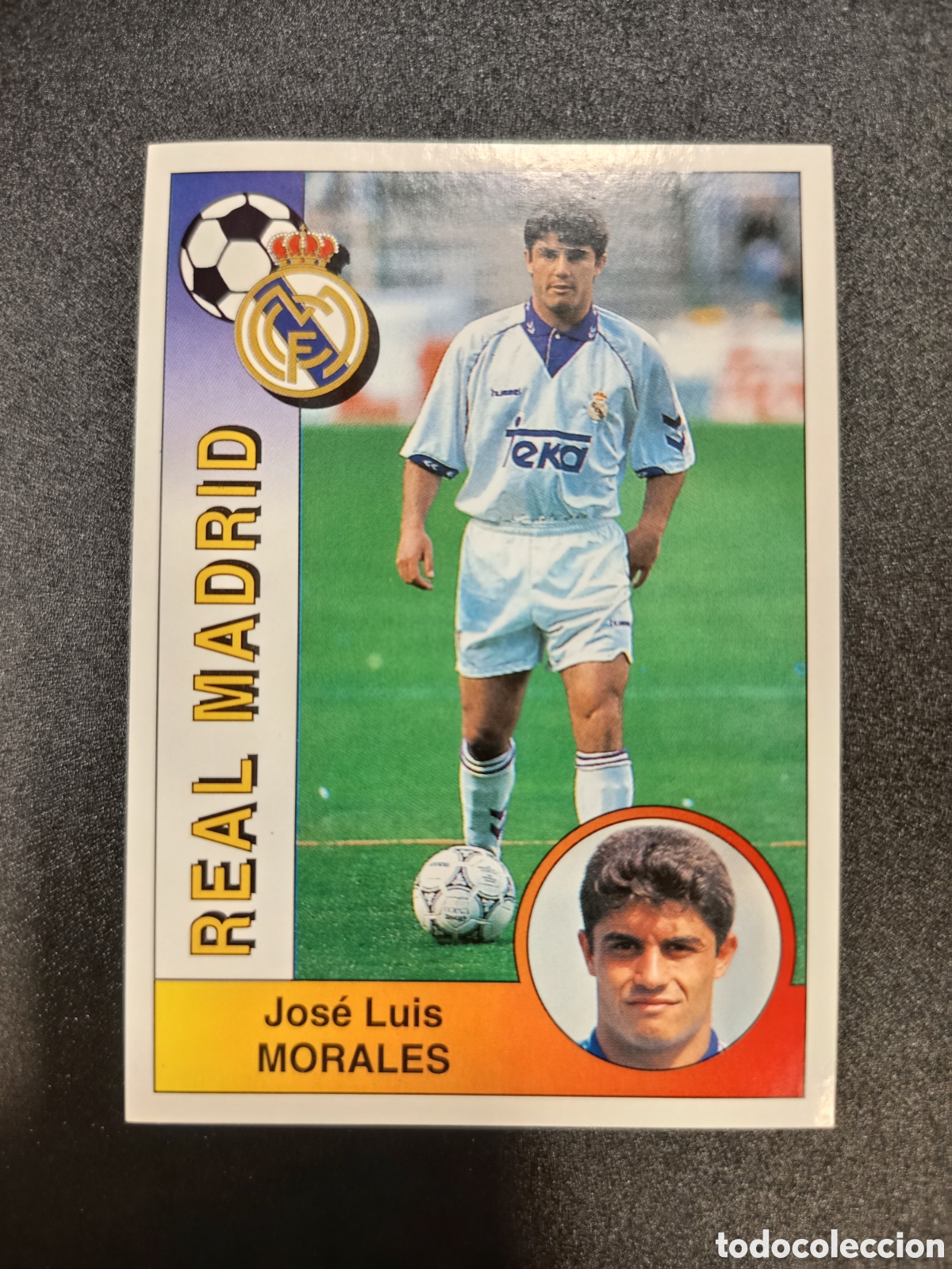 Cromos de F&uacute;tbol: Cromo Real Madrid n&ordm; 194 Morales Liga de Futbol Profesional Panini 94-95 1994 1995 SIN PEGAR