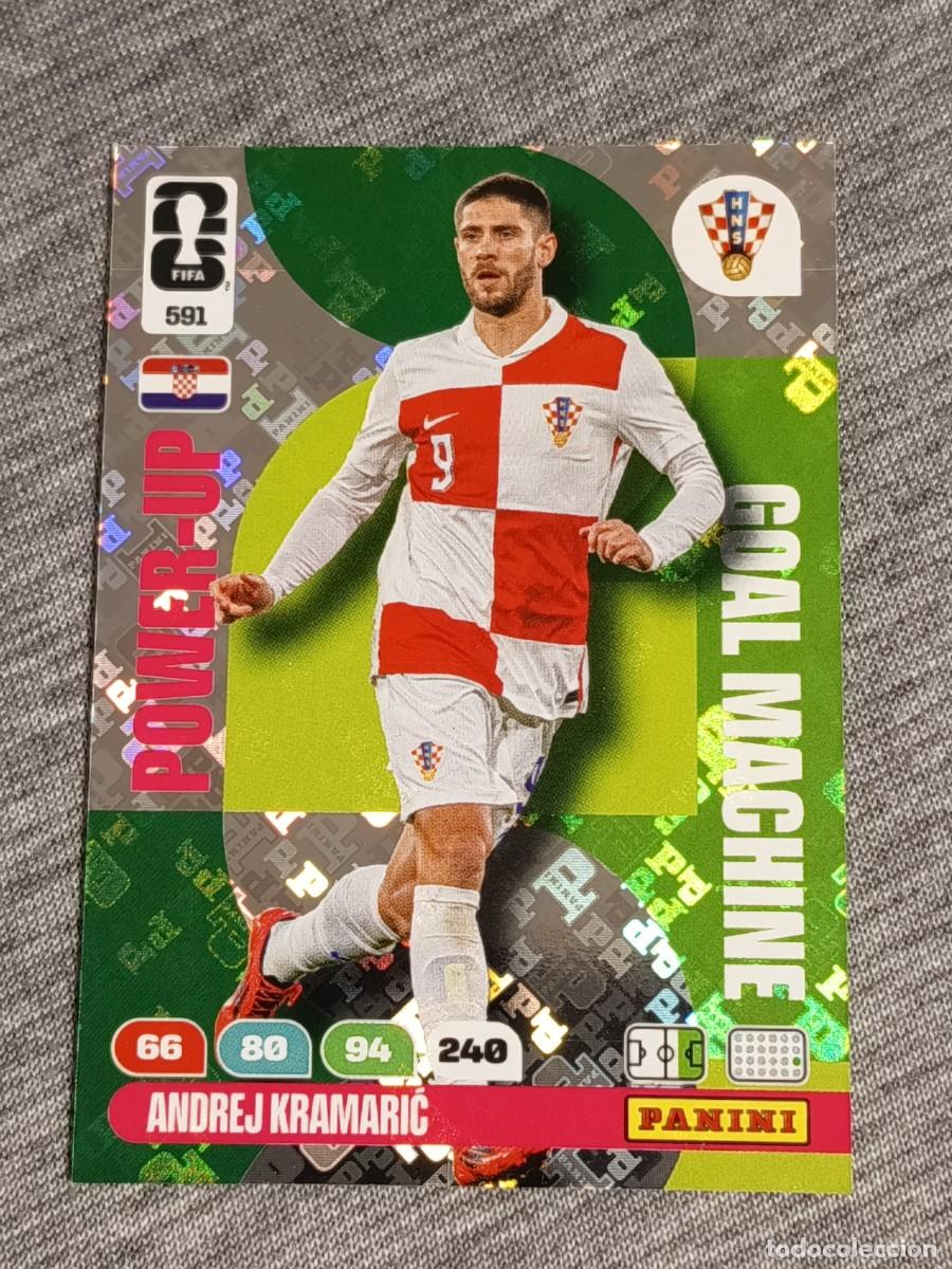Cromos de F&uacute;tbol: Adrenalyn XL FIFA WORLD CUP 2026 POWER-UP GOAL MACHINE N&deg;591 ANDREJ KRAMARIC nuevo