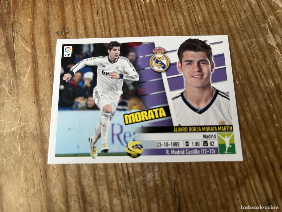 Figurine di Calcio: CROMO SIN PEGAR NUNCA PEGADO ALBUM LIGA ESTE 13 14 2013 2014 REAL MADRID # 13B MORATA