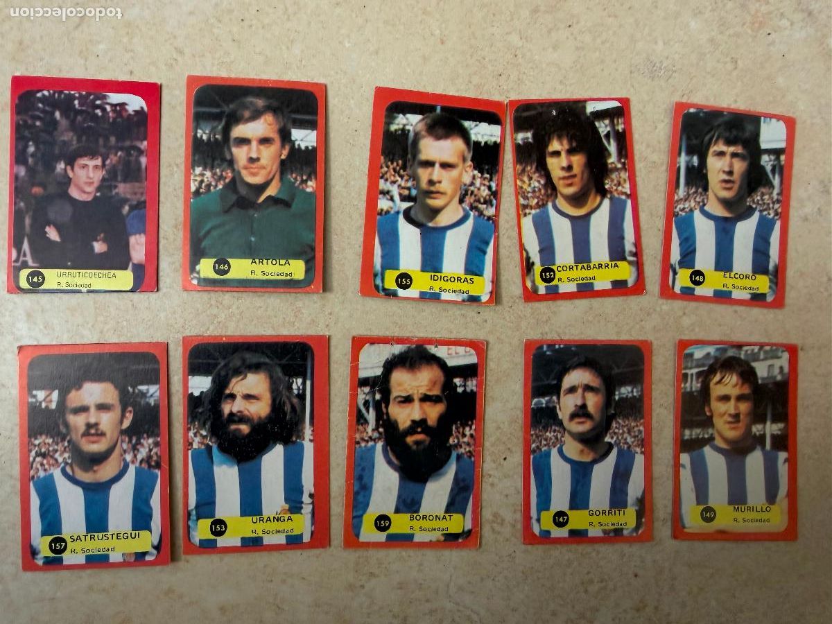 Fu&szlig;ball-Sticker: Cromos r. Sociedad 1975 Solano grafimur