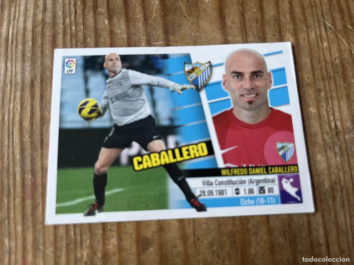 Fu&szlig;ball-Sticker: CROMO SIN PEGAR NUNCA PEGADO ALBUM LIGA ESTE 13 14 2013 2014 MALAGA # 1 CABALLERO