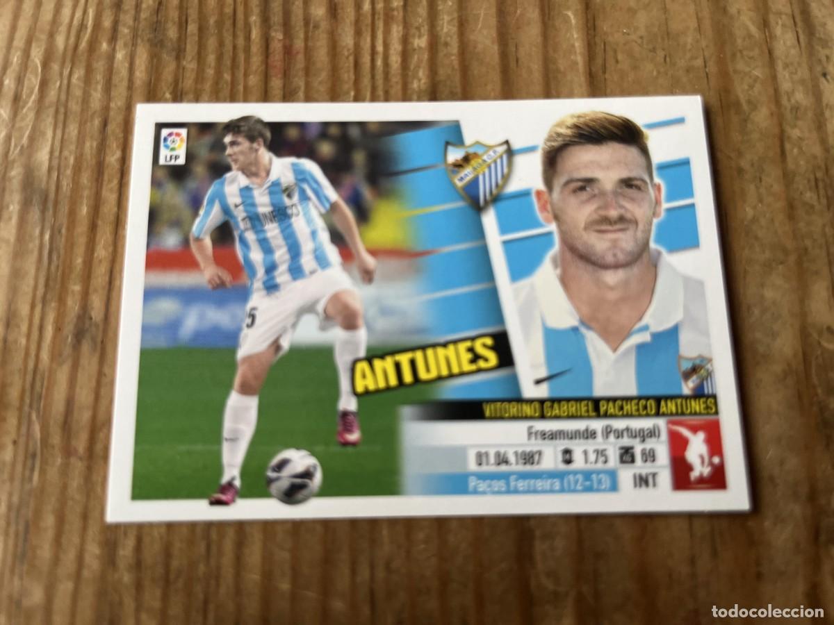 Fu&szlig;ball-Sticker: CROMO SIN PEGAR NUNCA PEGADO ALBUM LIGA ESTE 13 14 2013 2014 MALAGA # 6B ANTUNES