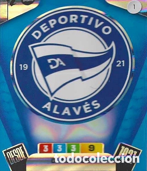 Cartes &agrave; collectionner de Football: 1.- ESCUDO (ALAVES) ADRENALYN XL LIGA 2025/26 (PANINI)