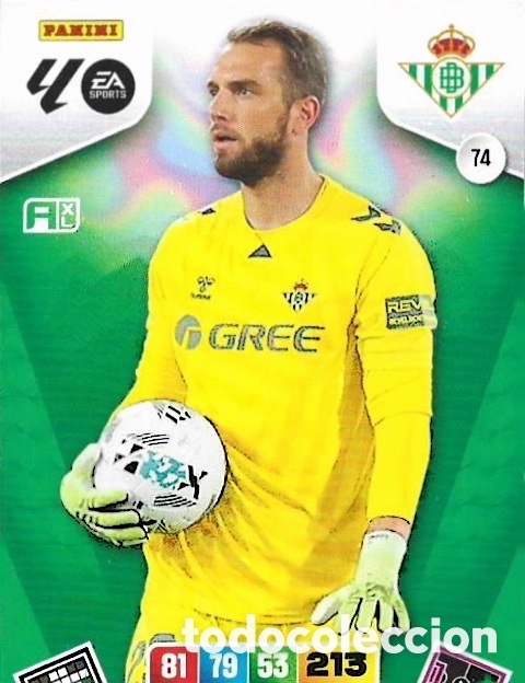 Cartes &agrave; collectionner de Football: 74.- PAU LOPEZ (R. BETIS) ADRENALYN XL LIGA 2025/26 (PANINI)