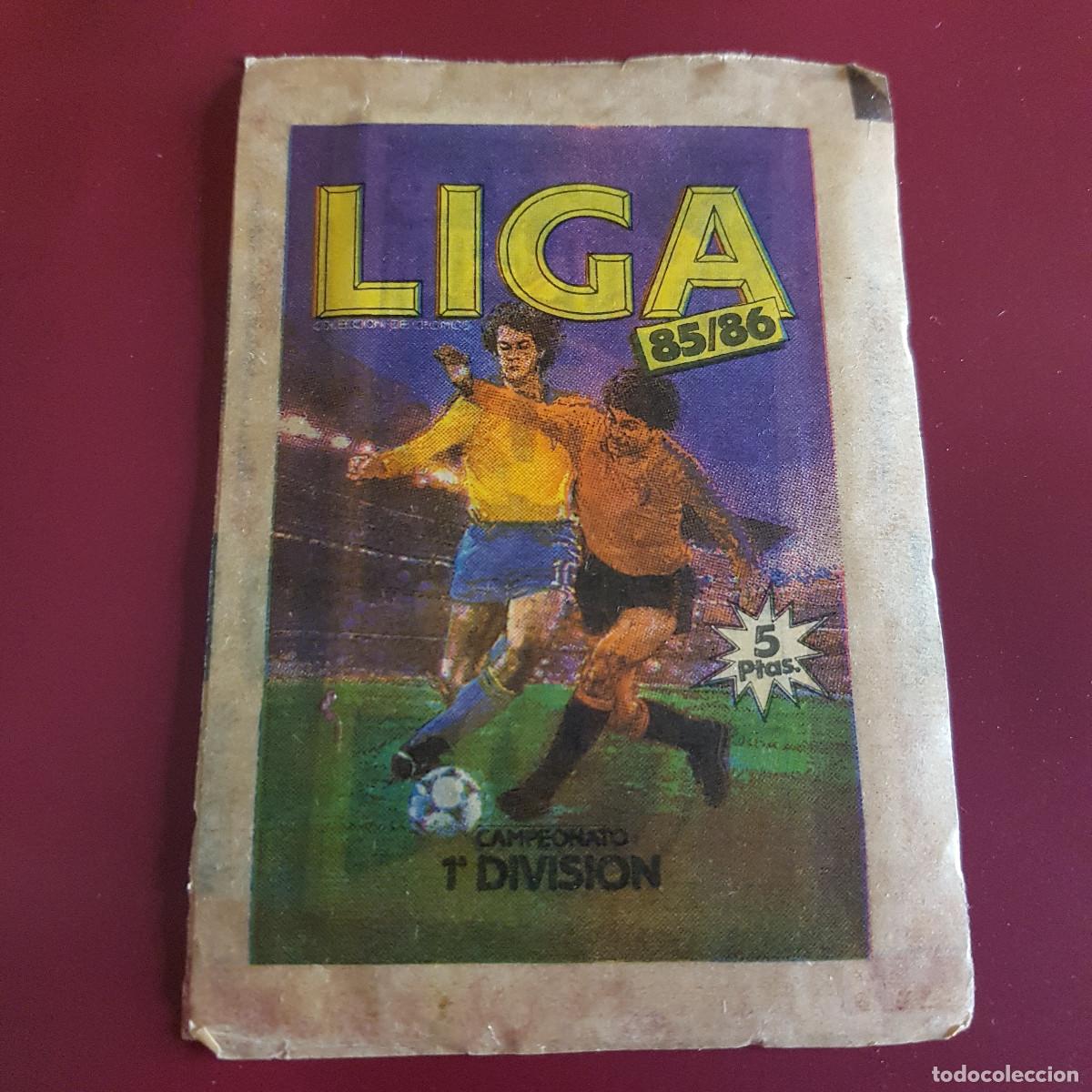 Football Stickers: ESTE - LIGA 85 86 - 1985 1986 - UN SOBRE DE CROMOS SIN ABRIR