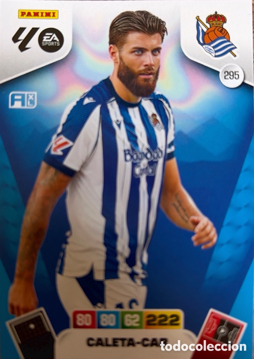 Cromos de F&uacute;tbol: 295.- CALETA-CAR (R. SOCIEDAD) ADRENALYN XL LIGA 2025/26 (PANINI)
