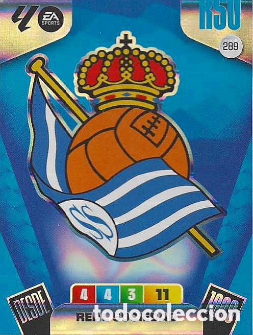 Cromos de F&uacute;tbol: 289.- ESCUDO (R. SOCIEDAD) ADRENALYN XL LIGA 2025/26 (PANINI)