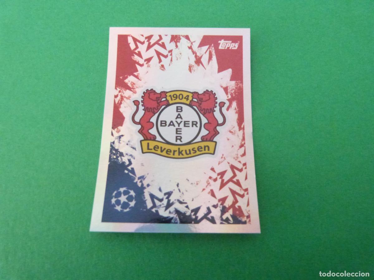 Cromos de F&uacute;tbol: CROMO FUTBOL ESCUDO BAYER 04 LEVERKUSEN SIN PEGAR N&ordm; 100 CHAMPIONS LEAGUE 2024-2025/24-25 TOPPS