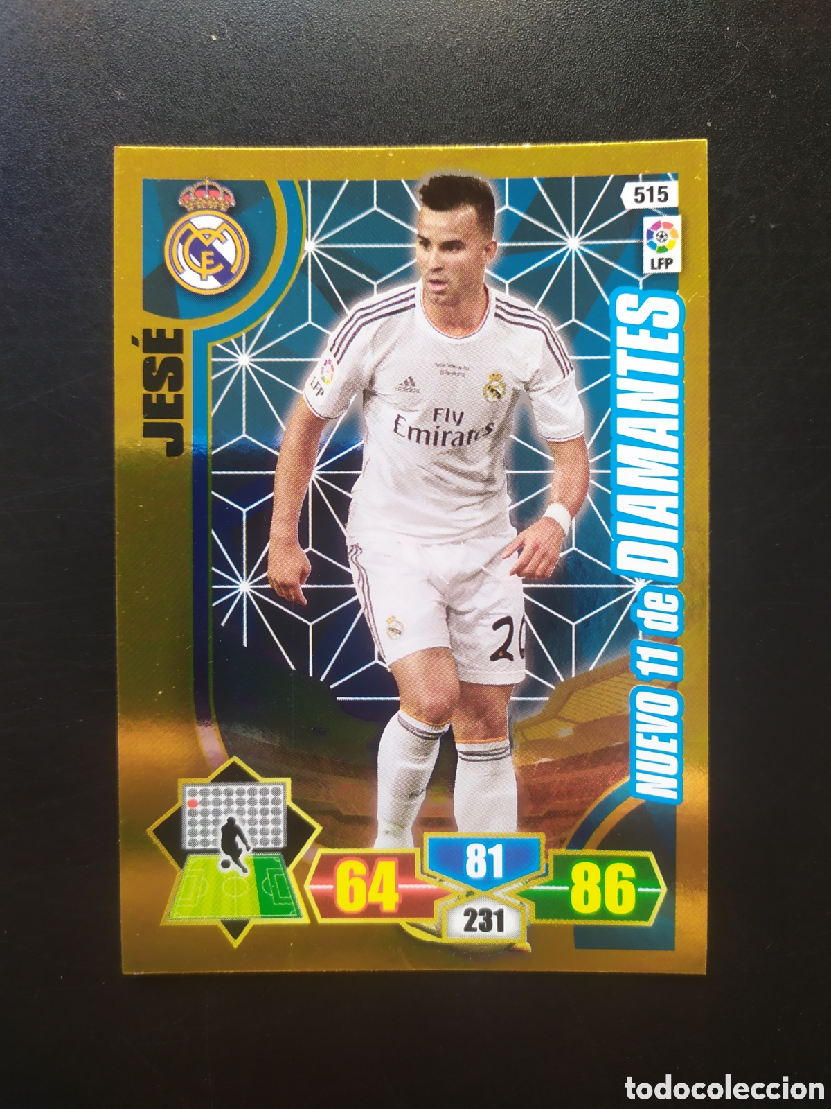 Cromos de F&uacute;tbol: Adrenalyn 2013 2014 13 14 panini Jes&eacute; nuevo 11 de diamantes n&deg; 515 Real Madrid