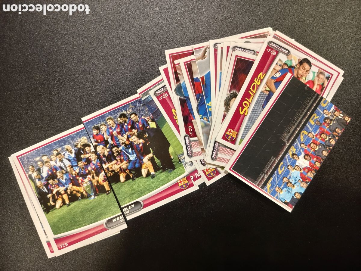 Football Stickers: Lote +- 195 Cromos Colecci&oacute;n Oficial FC BARCELONA 2007 2008 2009 2010 2011 2012 2013 2014