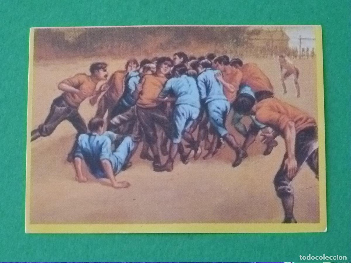 Cromos de F&uacute;tbol: CROMO FUTBOL RUGBY SIN PEGAR N&ordm; 6 A&Ntilde;O 1982 ALBUM FUTBOL EN ACCION DANONE