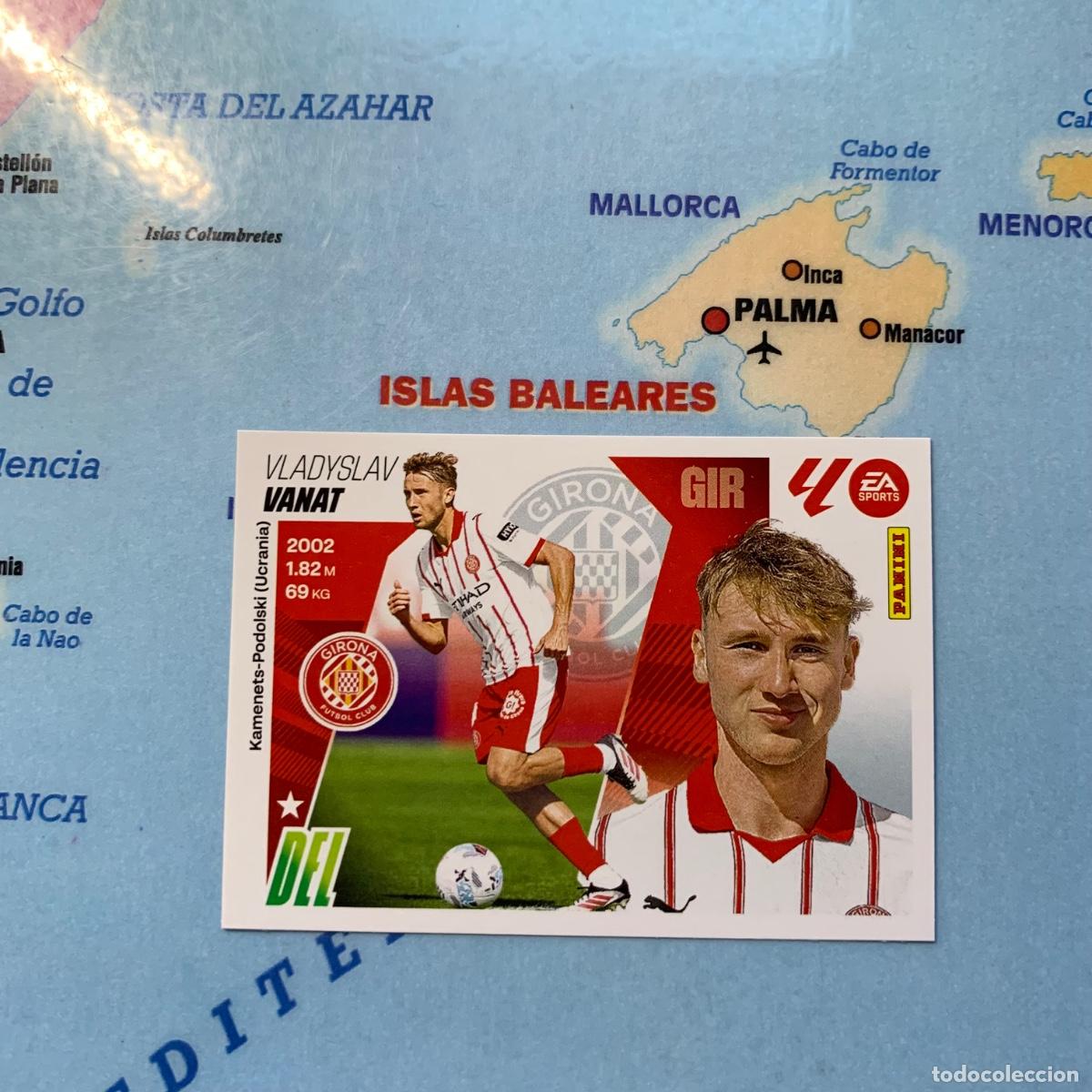 Cromos de F&uacute;tbol: Vanat &uacute;ltimo fichaje n&uacute;mero 64 Del Girona cromo liga este 25-26 2025-2026