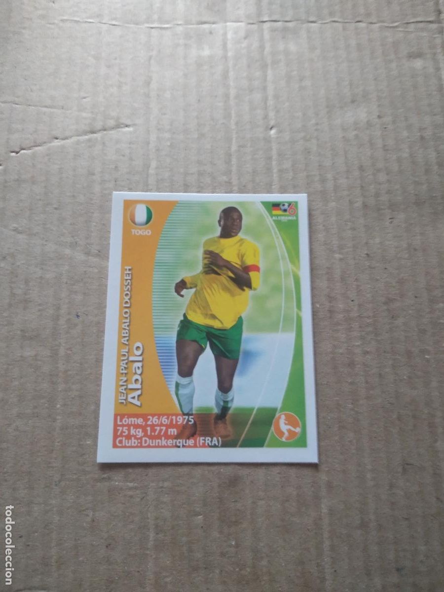 Cromos de F&uacute;tbol: 428 ABALO TOGO CROMO FUTBOL MUNDIAL 2006 NAVARRETE JUGADAS WORLD CUP COPA DEL MUNDO