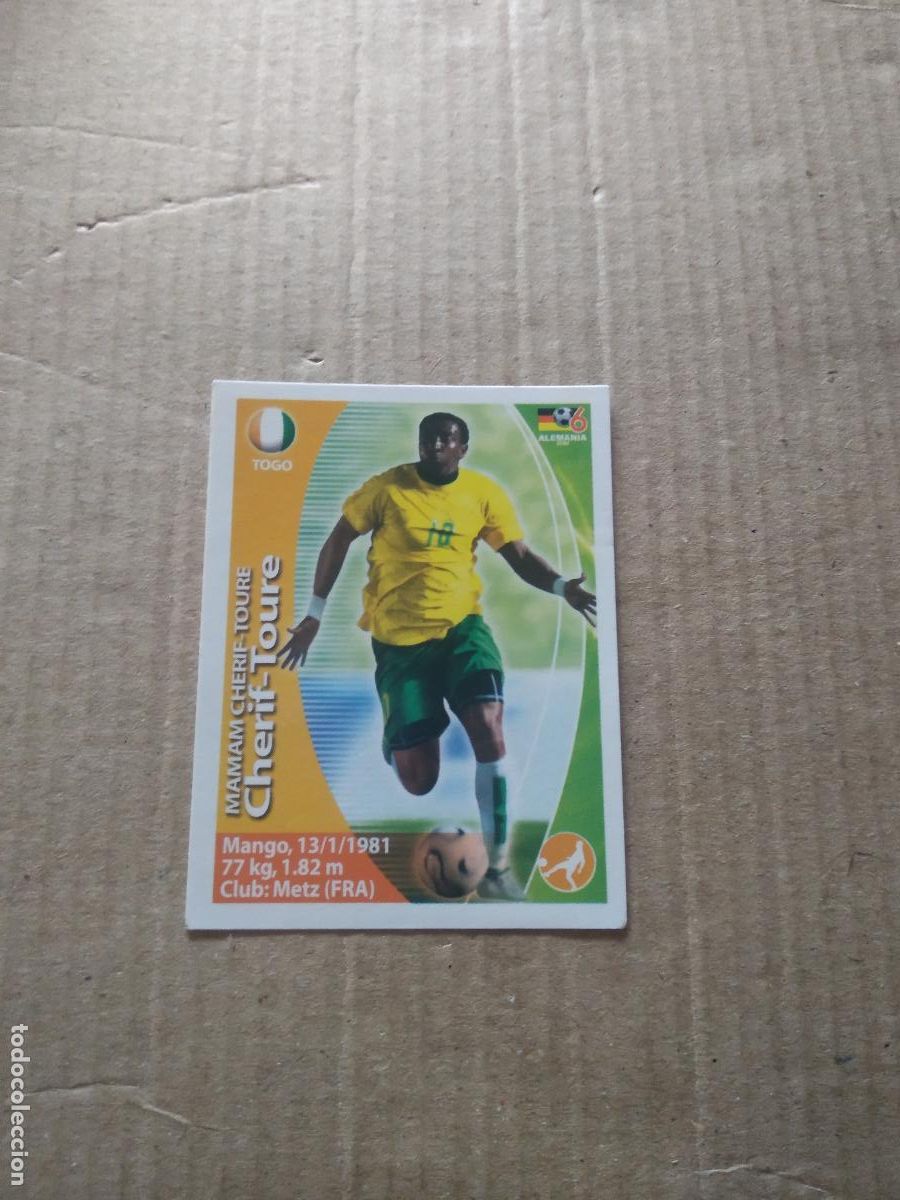 Cromos de F&uacute;tbol: 429 CHERIF-TOURE TOGO CROMO FUTBOL MUNDIAL 2006 NAVARRETE JUGADAS WORLD CUP COPA DEL MUNDO