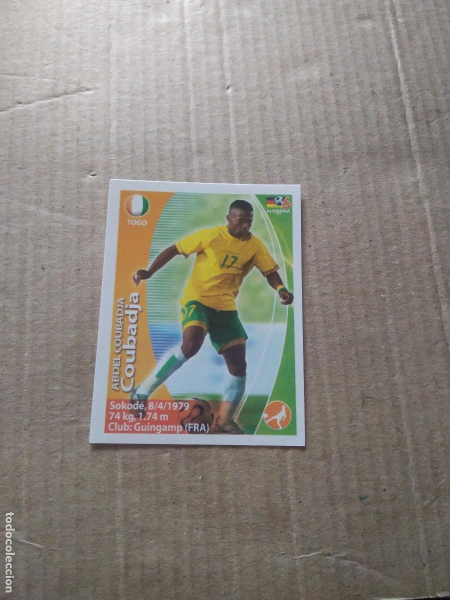 Cromos de F&uacute;tbol: 431 COUBADJA TOGO CROMO FUTBOL MUNDIAL 2006 NAVARRETE JUGADAS WORLD CUP COPA DEL MUNDO