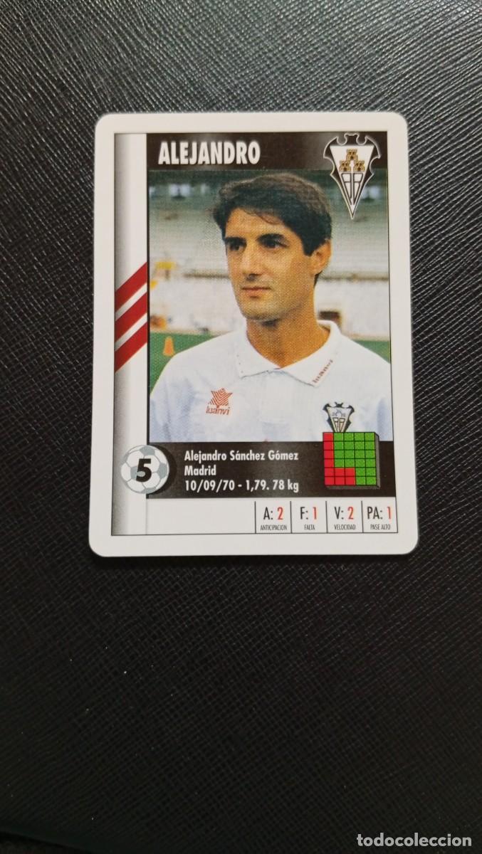 Cromos de F&uacute;tbol: 5 ALEJANDRO ALBACETE MARCA SUPER GOL 1995 1996 NAIPE SUPERGOL 95 96 FUTBOL - A185 PG253