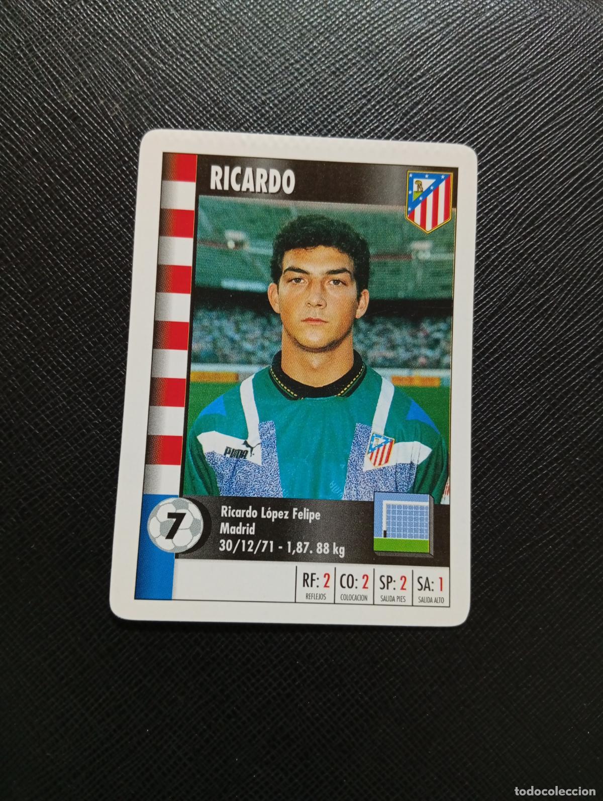 Cromos de F&uacute;tbol: 7 RICARDO AT MADRID MARCA SUPER GOL 1995 1996 NAIPE SUPERGOL 95 96 FUTBOL - A185 PG298