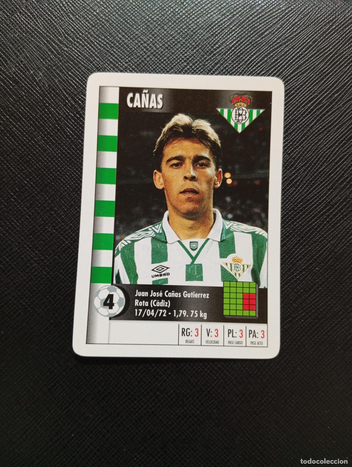 Cromos de Futebol: 4 CA&Ntilde;AS REAL BETIS MARCA SUPER GOL 1995 1996 NAIPE SUPERGOL 95 96 FUTBOL - A185 PG334 B