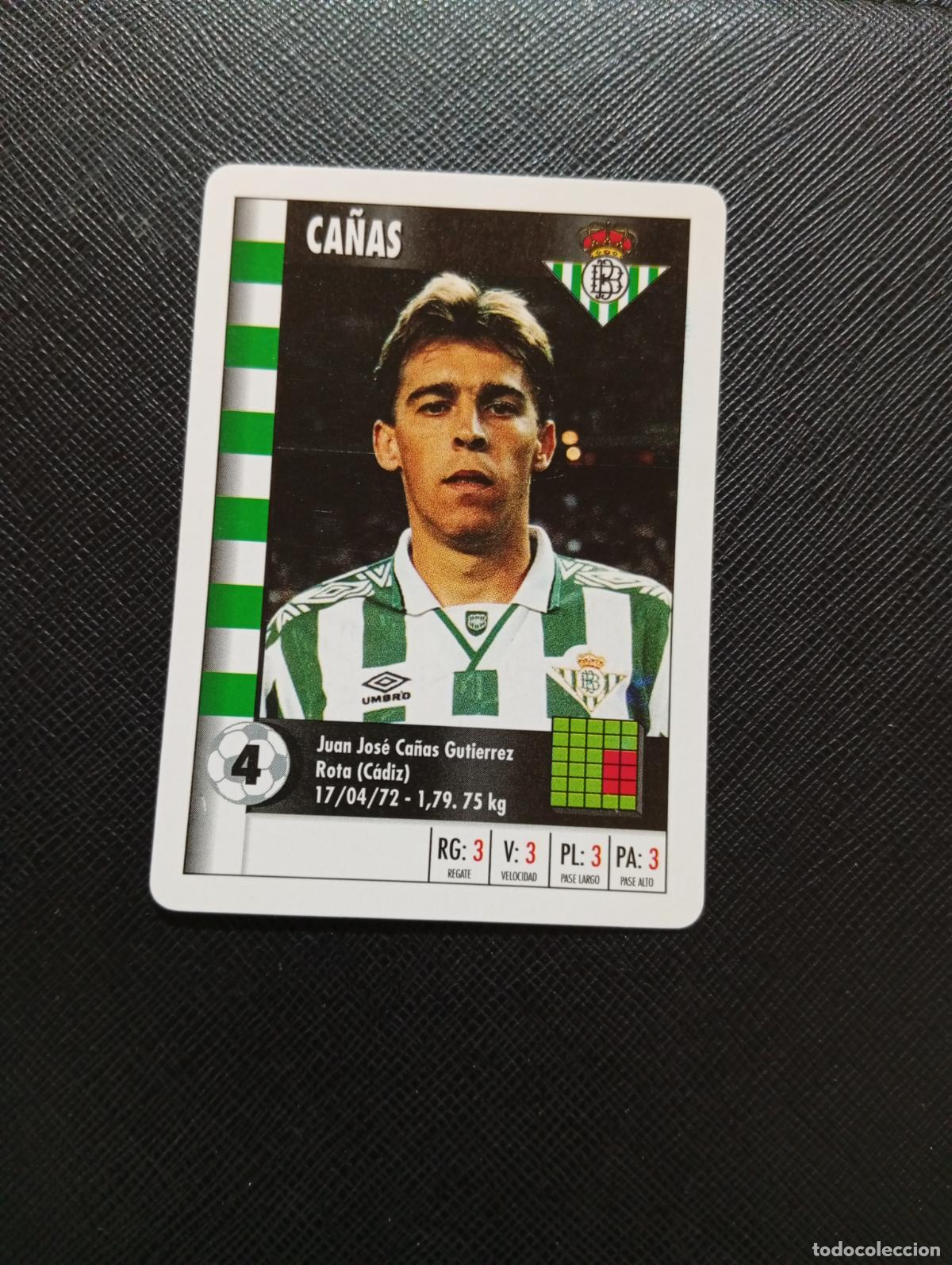 Cromos de Futebol: 4 CA&Ntilde;AS REAL BETIS MARCA SUPER GOL 1995 1996 NAIPE SUPERGOL 95 96 FUTBOL - A185 PG334 C