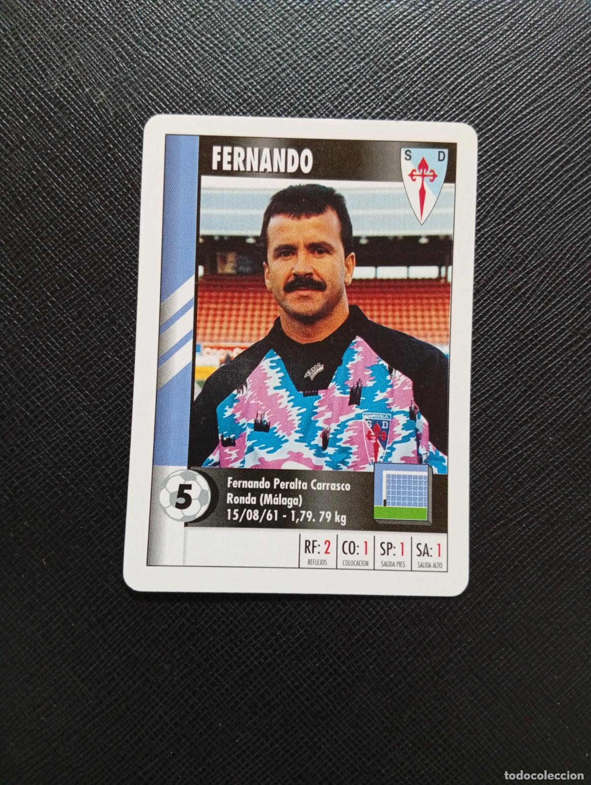 Cromos de F&uacute;tbol: 5 FERNANDO COMPOSTELA MARCA SUPER GOL 1995 1996 NAIPE SUPERGOL 95 96 FUTBOL - A185 PG388