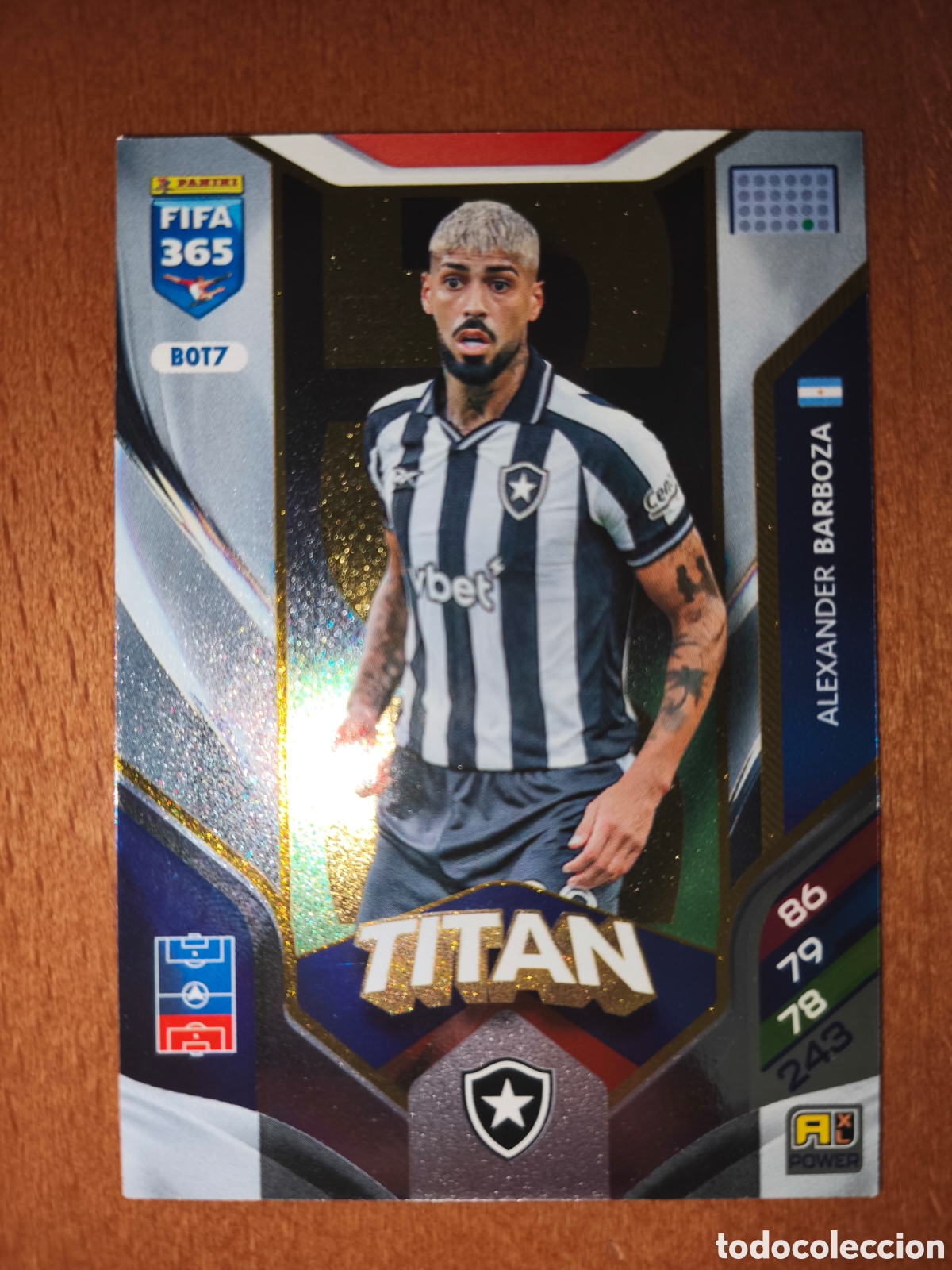 Cromos de F&uacute;tbol: Alexander Barboza BOT7 TITAN Adrenalyn XL Fifa 365 2026 Botafogo