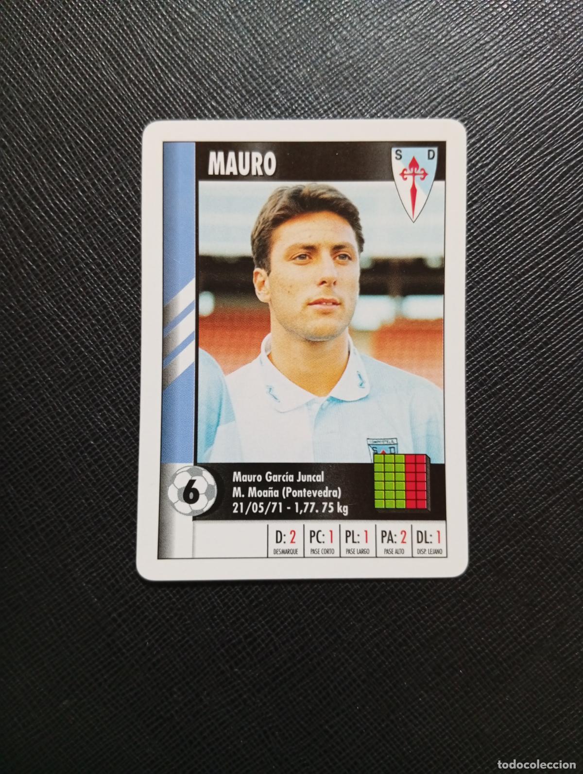 Cromos de F&uacute;tbol: 6 MAURO COMPOSTELA MARCA SUPER GOL 1995 1996 NAIPE SUPERGOL 95 96 FUTBOL - A185 PG415 B
