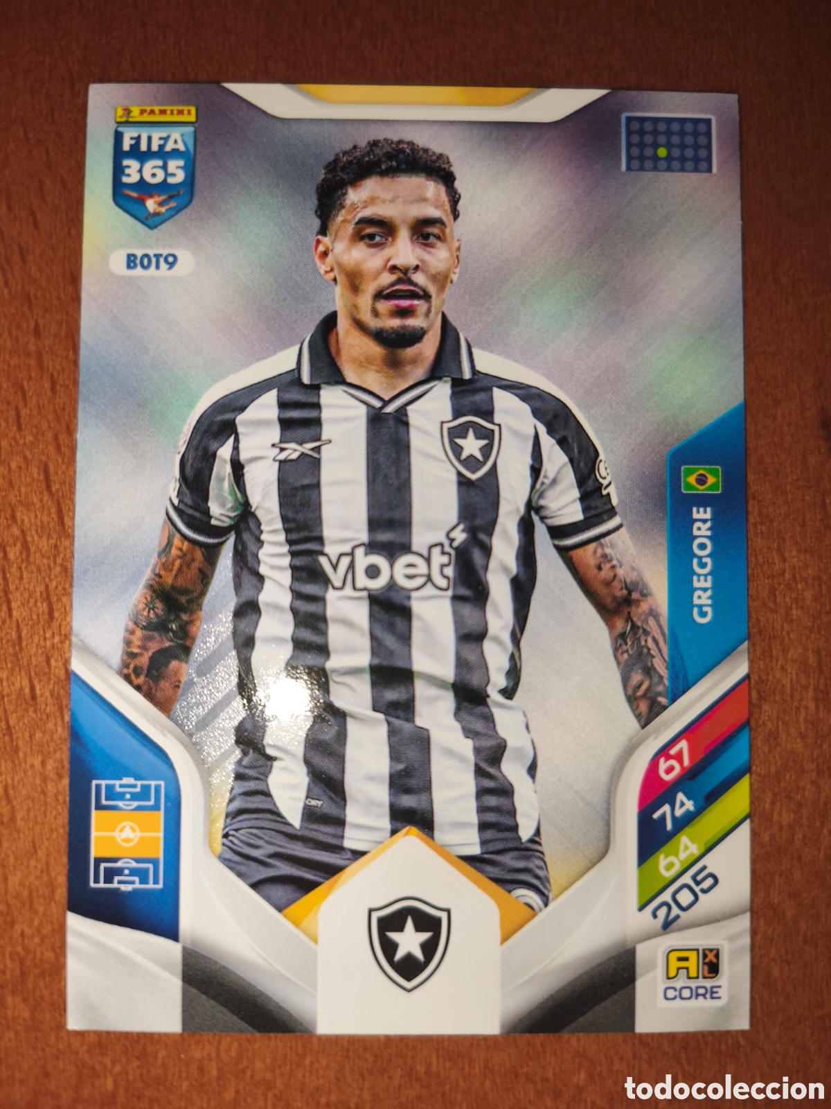 Cromos de F&uacute;tbol: Gregore BOT9 Adrenalyn XL Fifa 365 2026 Botafogo