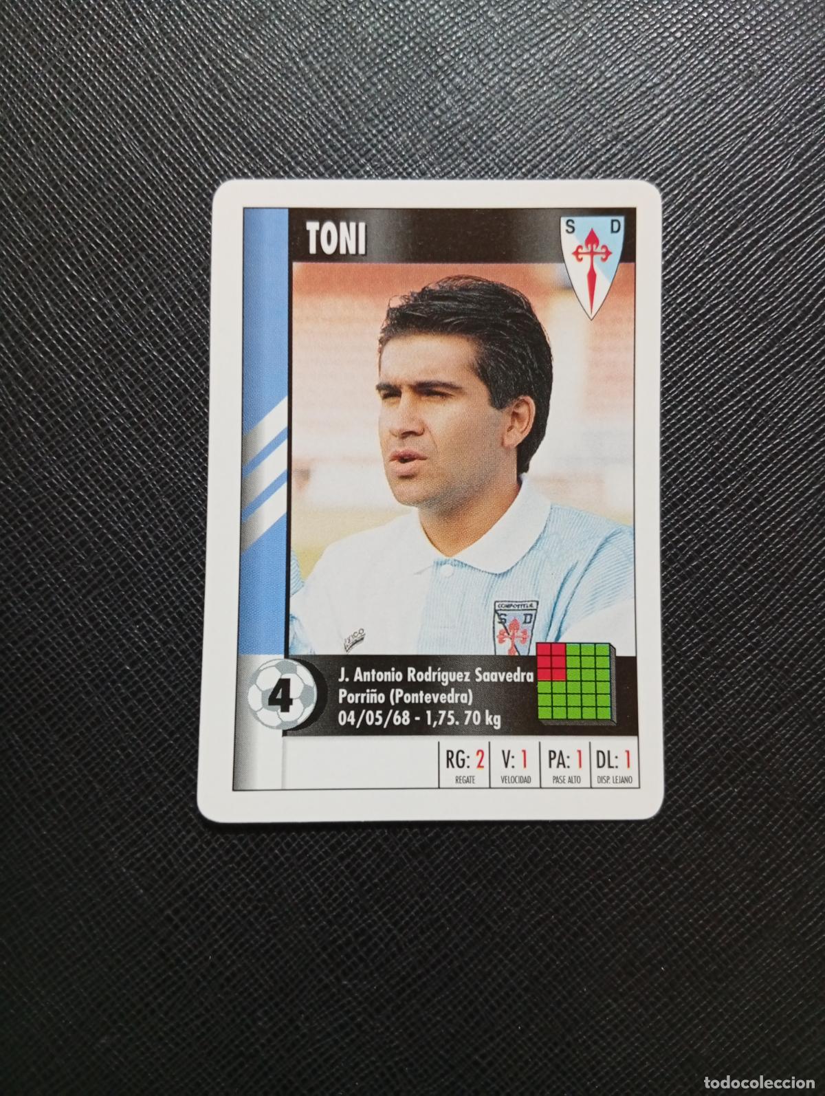 Fu&szlig;ball-Sticker: 4 TONI COMPOSTELA MARCA SUPER GOL 1995 1996 NAIPE SUPERGOL 95 96 FUTBOL - A185 PG424 B
