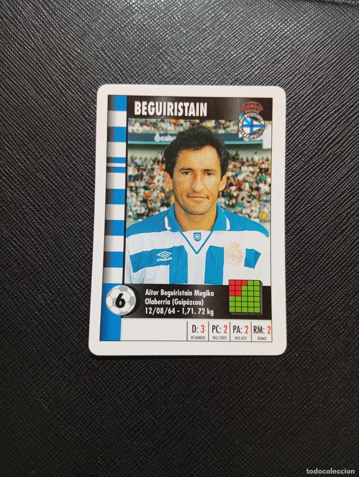 Cromos de F&uacute;tbol: 6 BEGUIRISTAIN DEPORTIVO MARCA SUPER GOL 1995 1996 NAIPE SUPERGOL 95 96 FUTBOL - A185 PG451 B