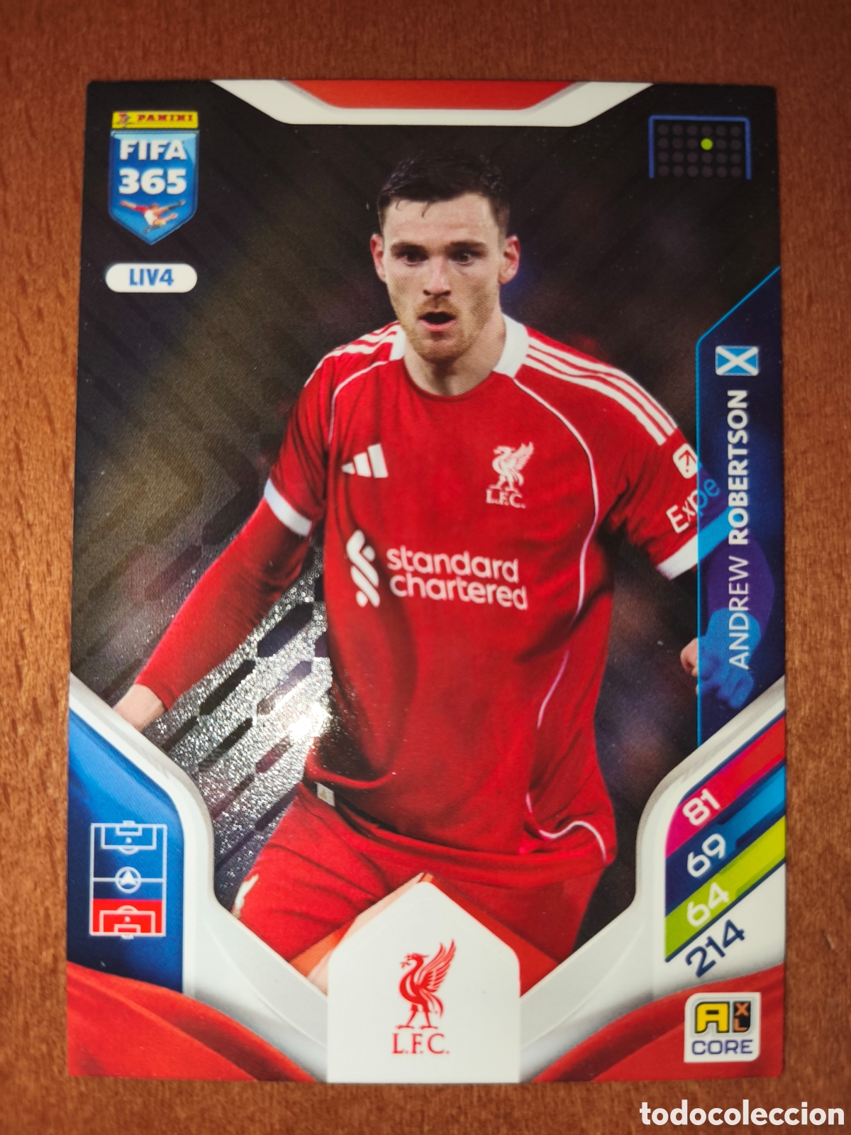 Cromos de F&uacute;tbol: Andrew Robertson LIV4 Adrenalyn XL Fifa 365 Liverpool