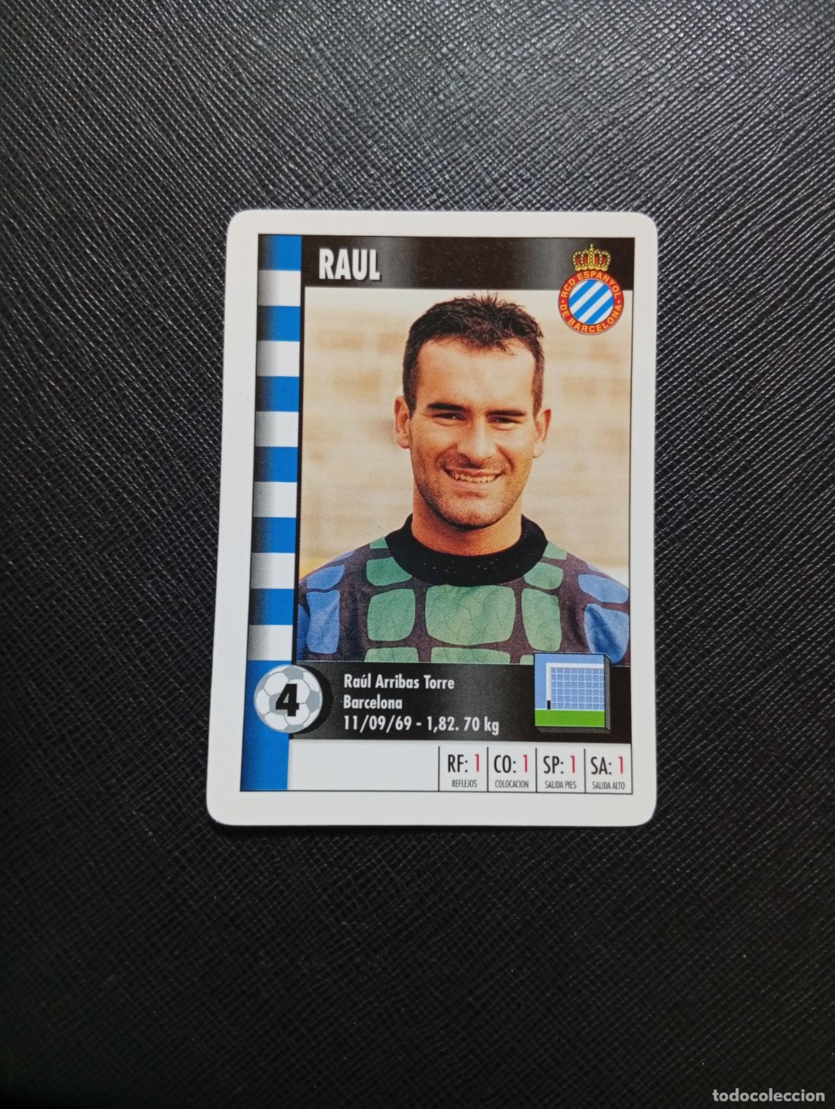 Cromos de F&uacute;tbol: 4 RAUL ESPA&Ntilde;OL MARCA SUPER GOL 1995 1996 NAIPE SUPERGOL 95 96 FUTBOL - A185 PG532 C