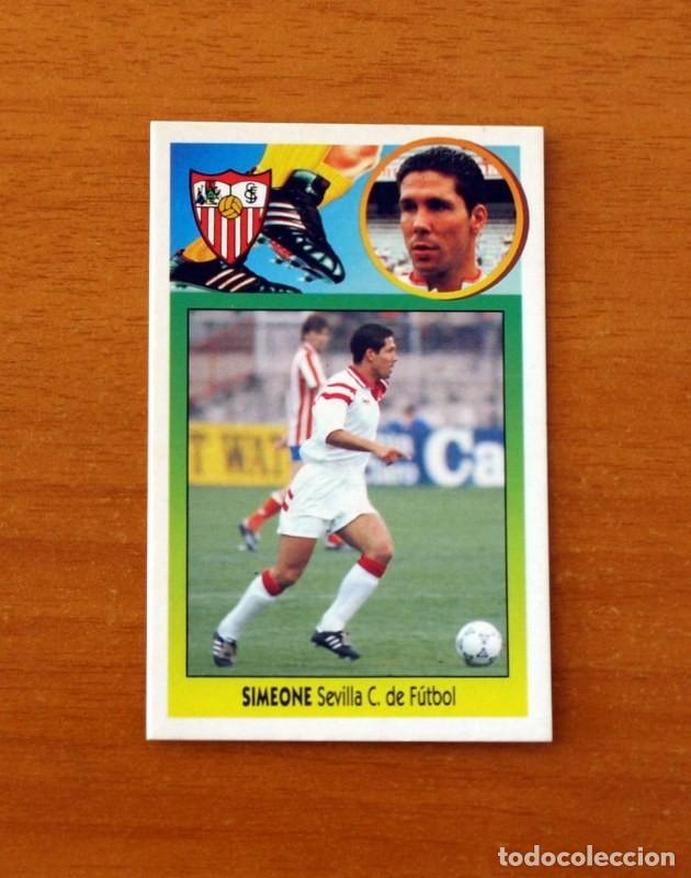 Cromos de F&uacute;tbol: Sevilla - Simeone - Ediciones Este Liga 1993-1994, 93-94 - De cart&oacute;n - Nunca Pegado