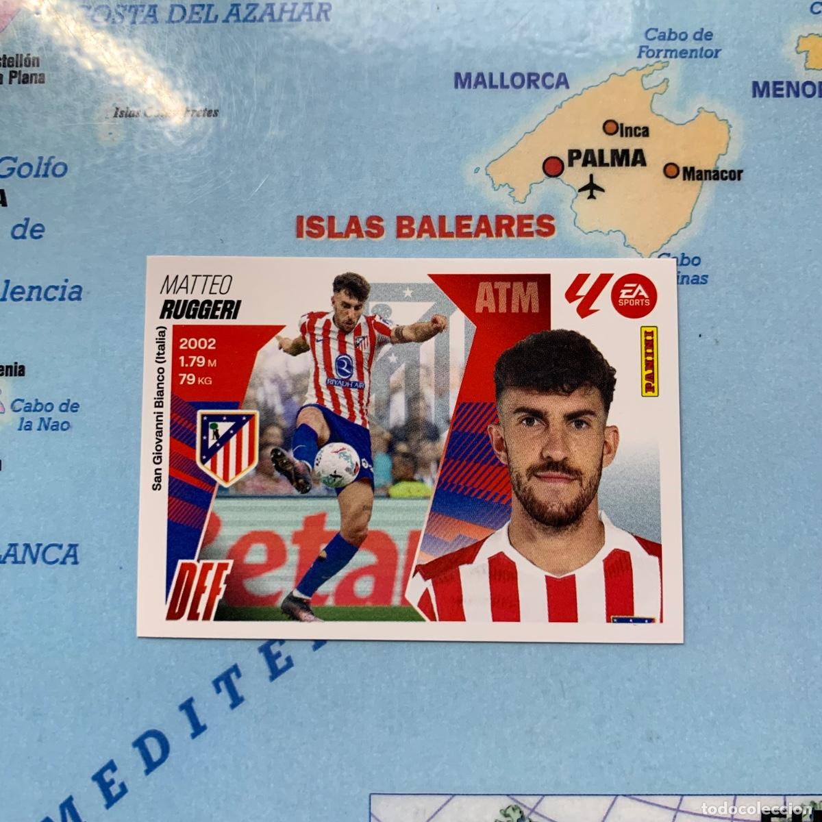 Cromos de F&uacute;tbol: Ruggeri coloca n&uacute;mero 9 del Bis Atl&eacute;tico de Madrid cromo liga este 25-26 2025-2026