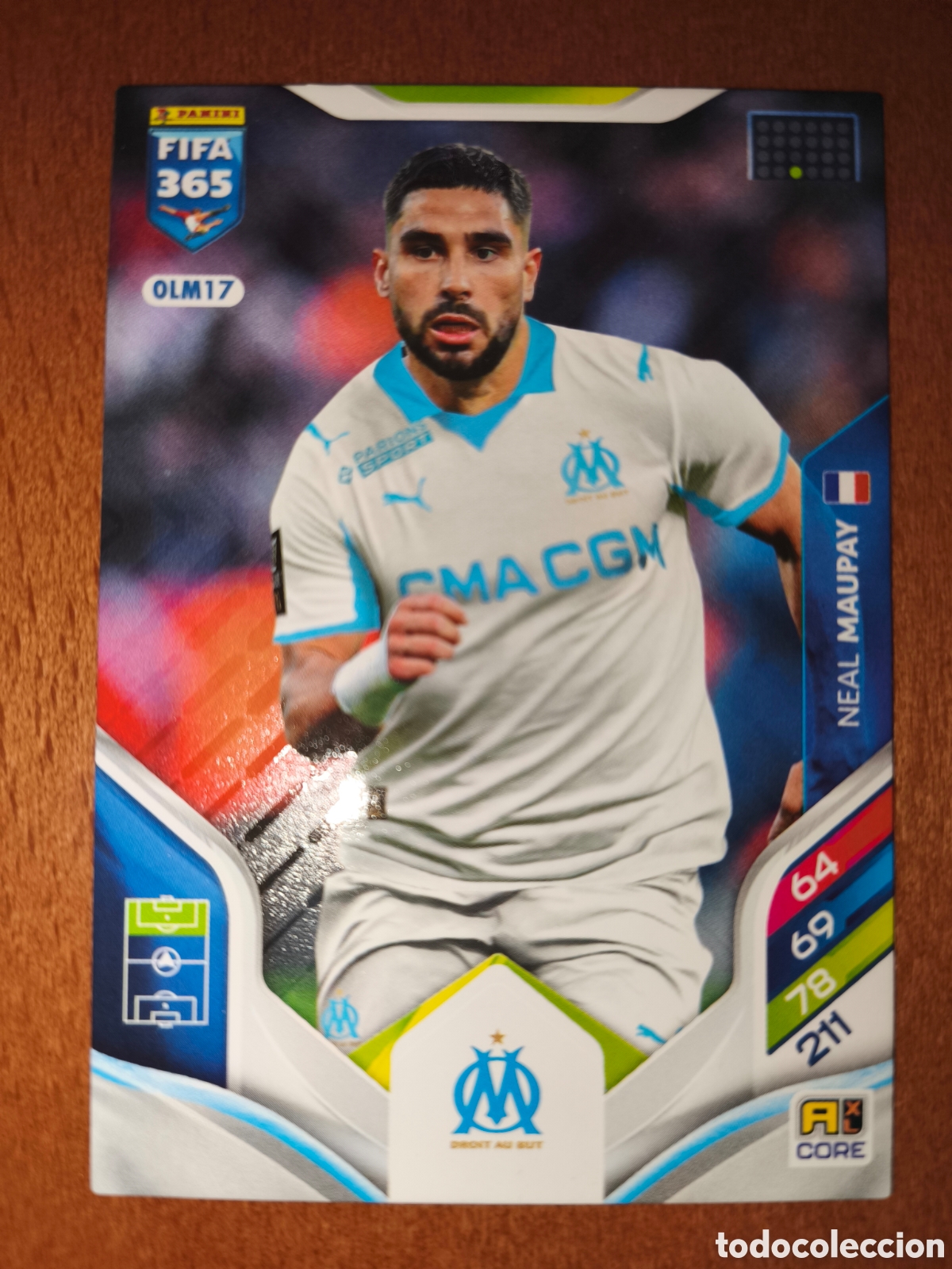 Cromos de F&uacute;tbol: Neal Maupay OLM17 Adrenalyn XL Fifa 365 2026 Olympique De Marsella