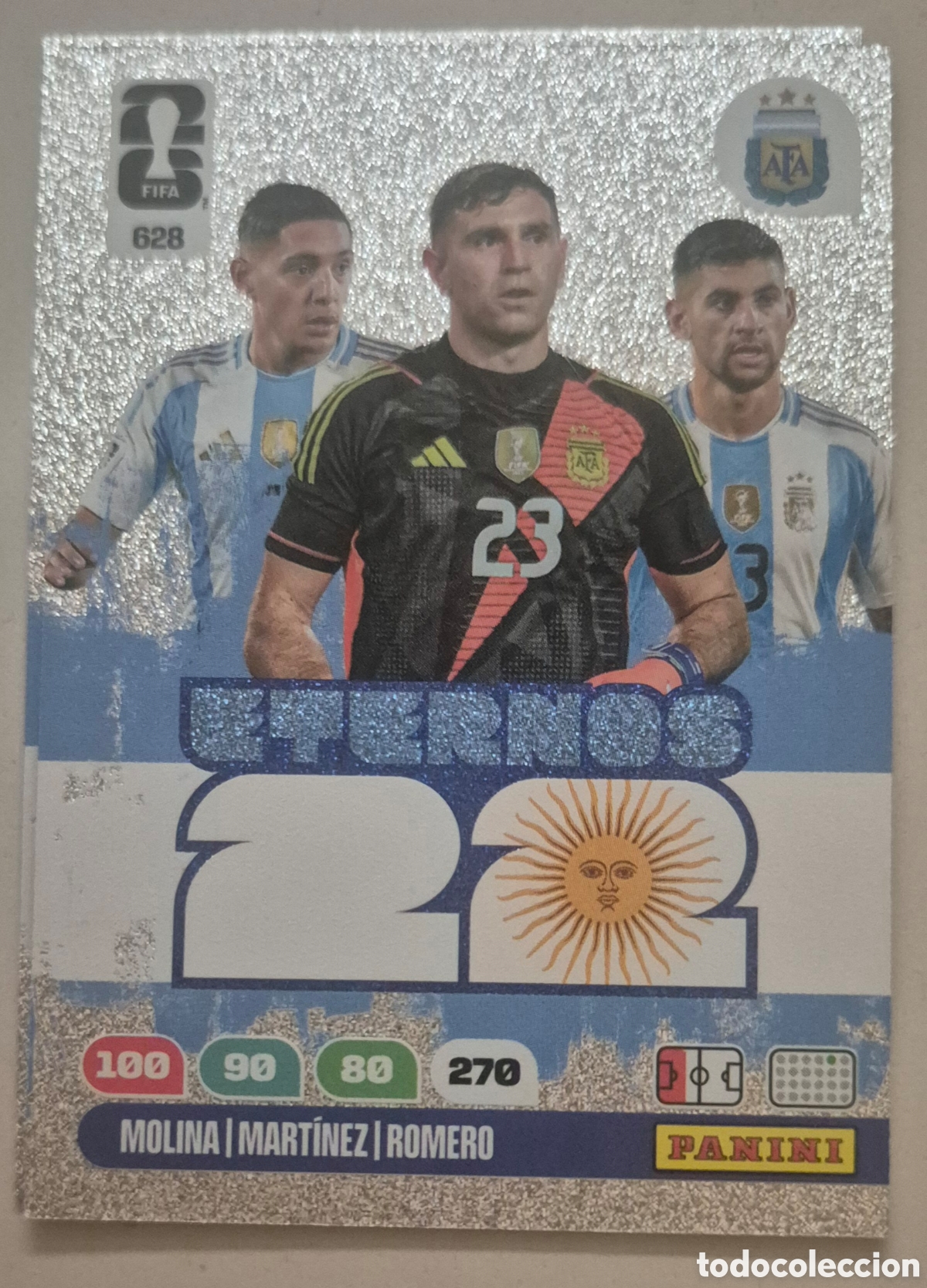 Fu&szlig;ball-Sticker: 628 eternos Argentina adrenalyn fifa world cup 2026