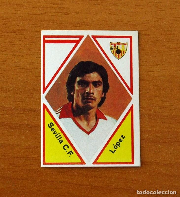 Figurine di Calcio: Sevilla - N&ordm; 64 L&oacute;pez - Editorial Maga 1983-1984, 83-84 - Nunca Pegado