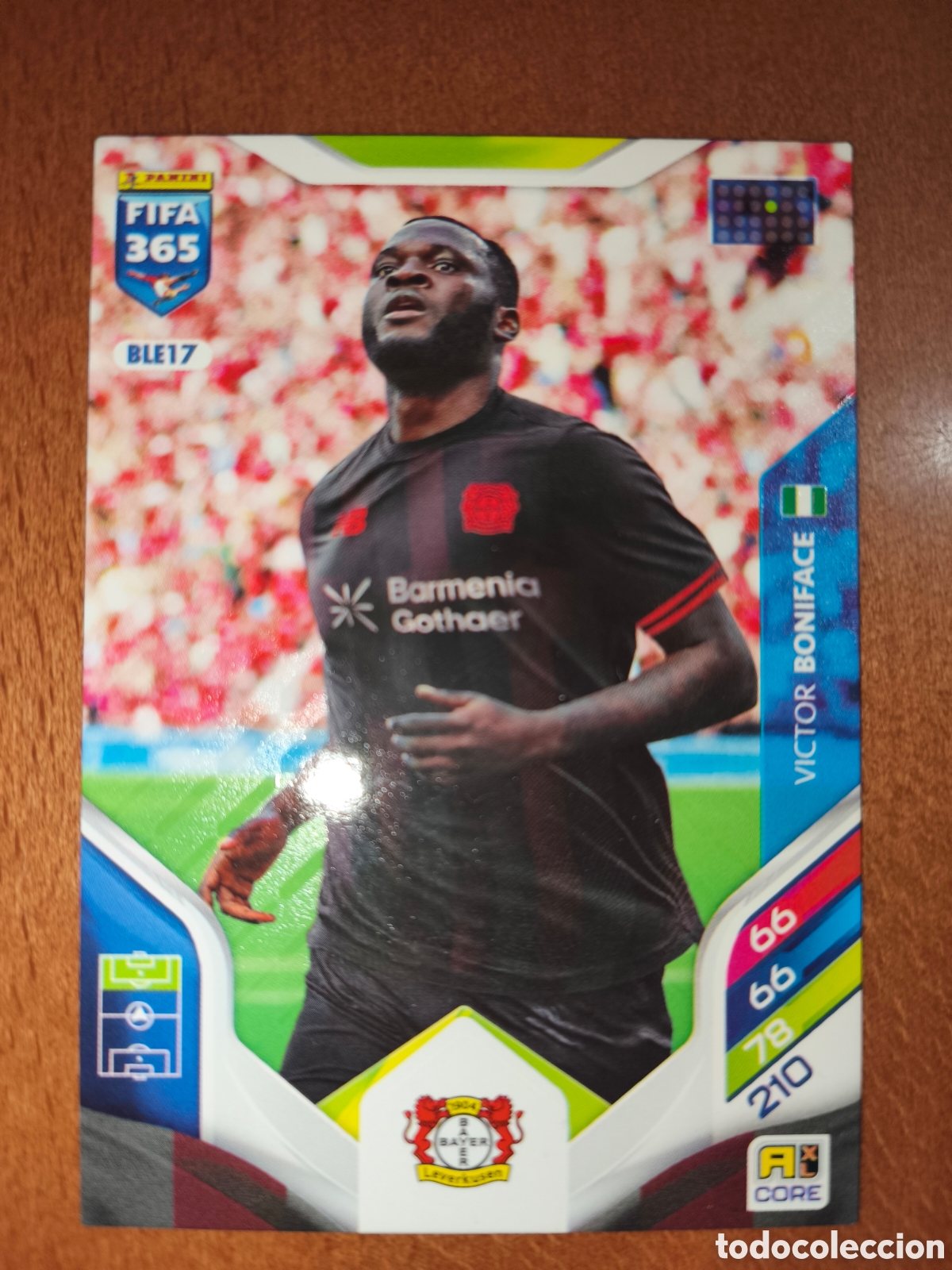 Figurine di Calcio: Victor Boniface BLE17 Adrenalyn XL Fifa 365 2026 Bayer Leverkusen
