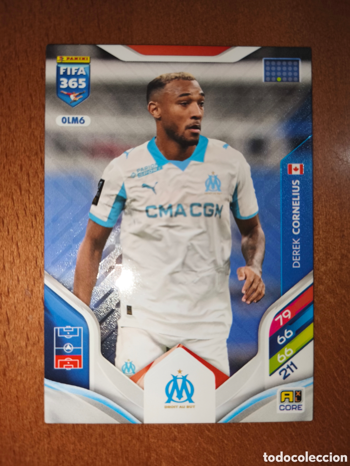 Cromos de Futebol: Derek Cornelius OLM6 Adrenalyn XL Fifa 365 2026 Olympique De Marsella