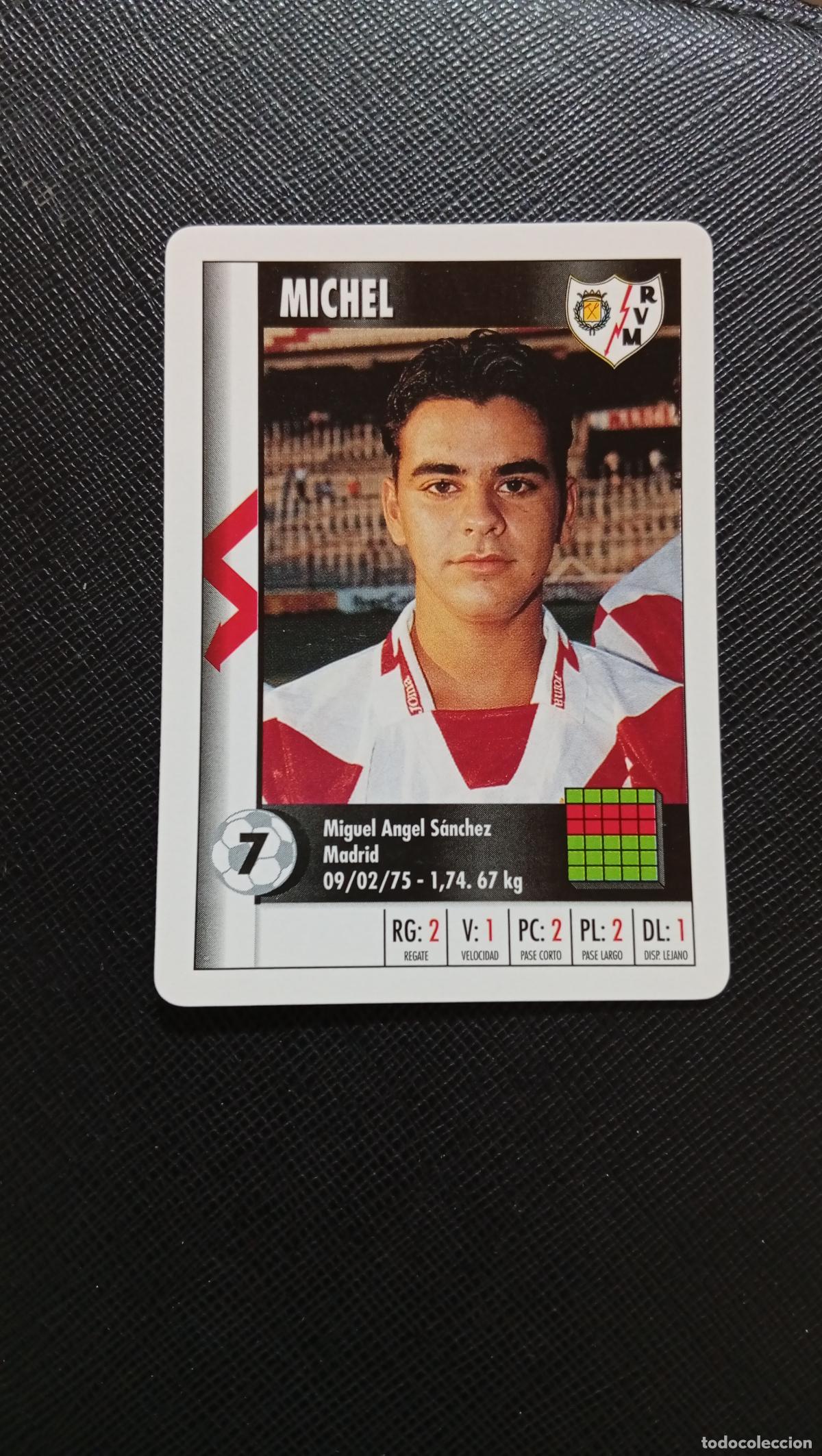 Figurine di Calcio: 7 MICHEL RAYO VALLECANO MARCA SUPER GOL 1995 1996 NAIPE SUPERGOL 95 96 FUTBOL - A119 PG118 B