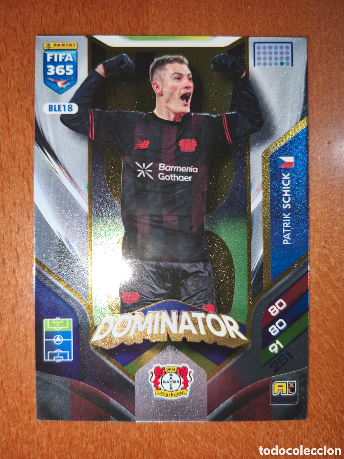 Cromos de F&uacute;tbol: Patrik Schick BLE18 DOMINATOR Adrenalyn XL Fifa 365 2026 Bayer Leverkusen
