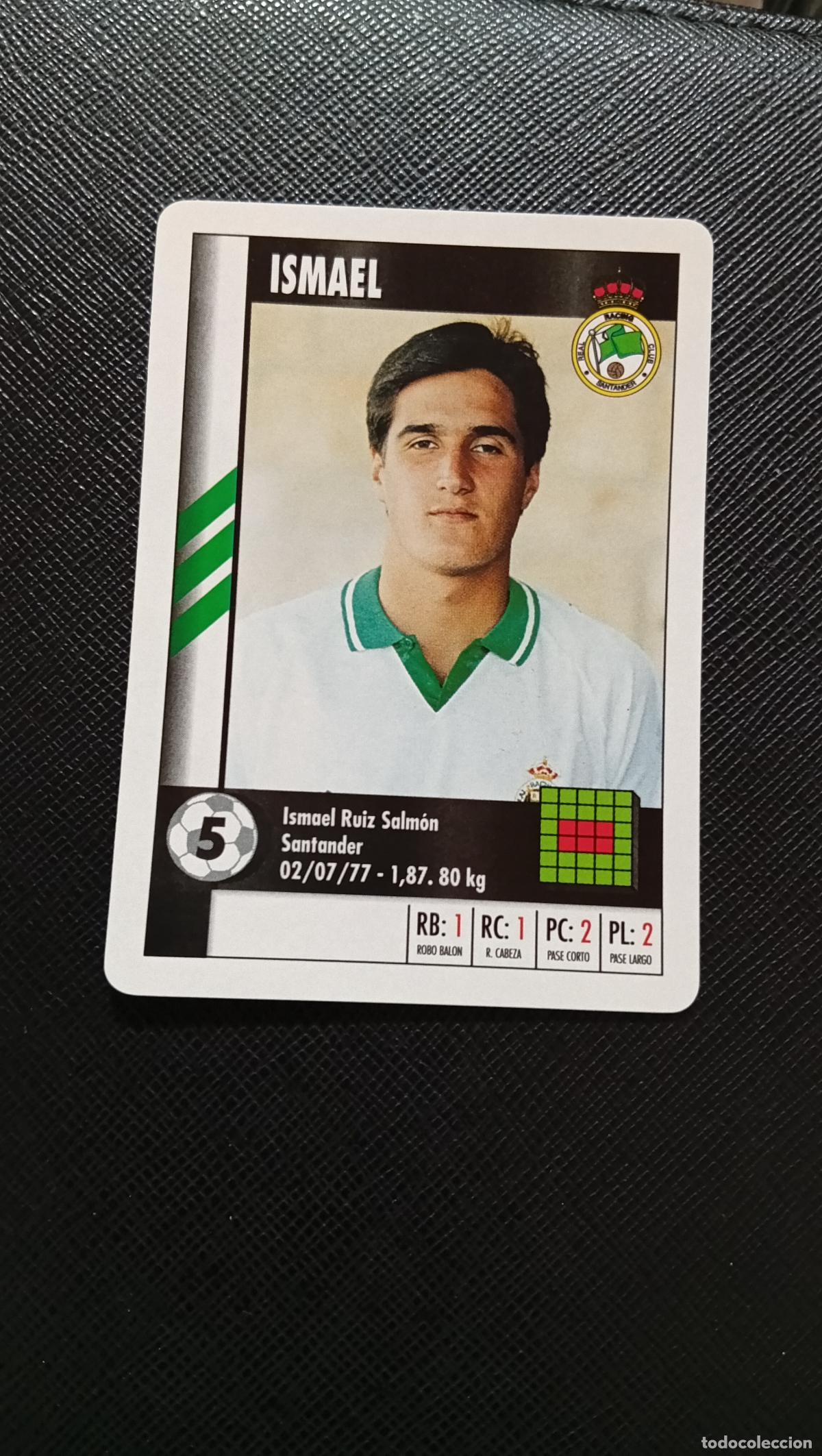 Cromos de F&uacute;tbol: 5 ISMAEL RACING MARCA SUPER GOL 1995 1996 NAIPE SUPERGOL 95 96 FUTBOL - A119 PG163