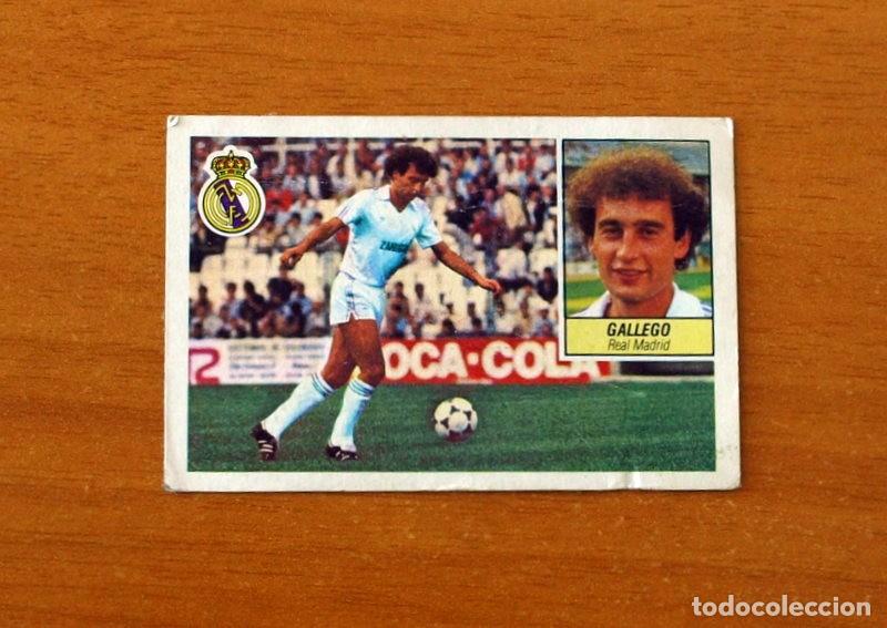 Cromos de F&uacute;tbol: Real Madrid - Gallego - Ediciones Este Liga 1984-1985, 84-85