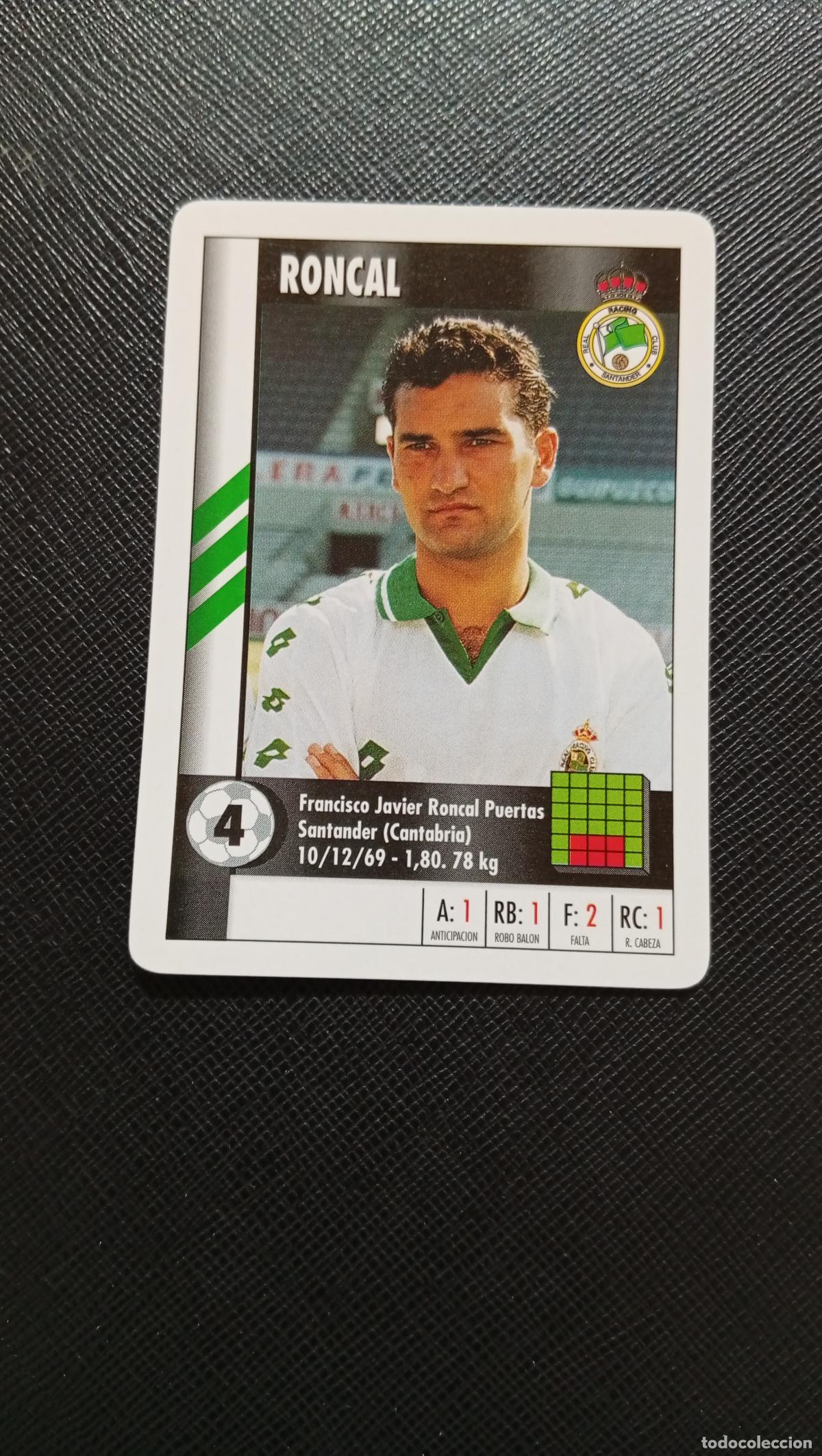 Cromos de F&uacute;tbol: 4 RONCAL RACING MARCA SUPER GOL 1995 1996 NAIPE SUPERGOL 95 96 FUTBOL - A119 PG181