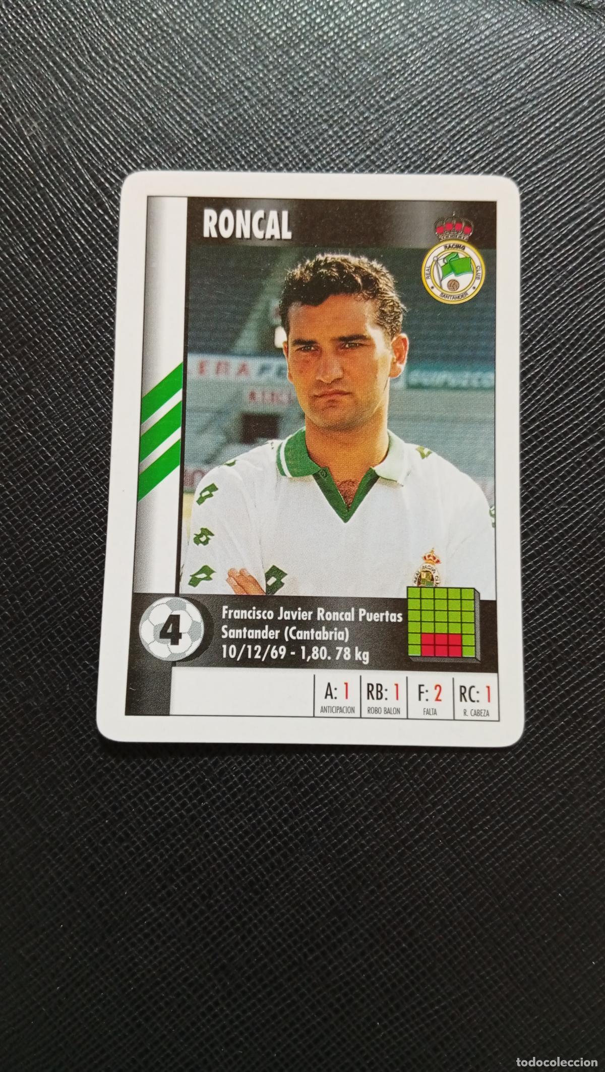 Cromos de F&uacute;tbol: 4 RONCAL RACING MARCA SUPER GOL 1995 1996 NAIPE SUPERGOL 95 96 FUTBOL - A119 PG190