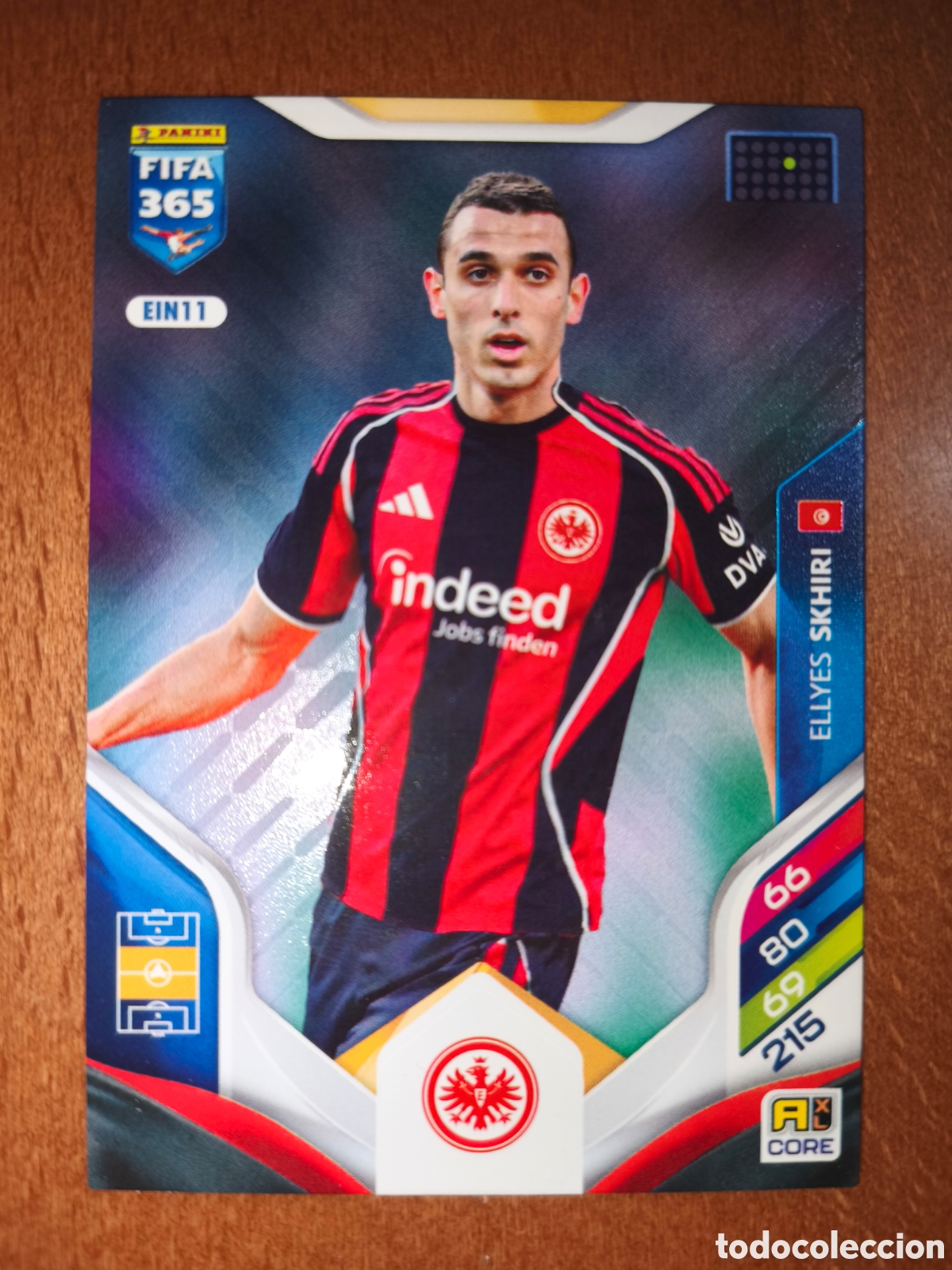 Cromos de F&uacute;tbol: Ellyes Skhiri EIN11 Adrenalyn XL Fifa 365 2026 Eintracht Frankfurt