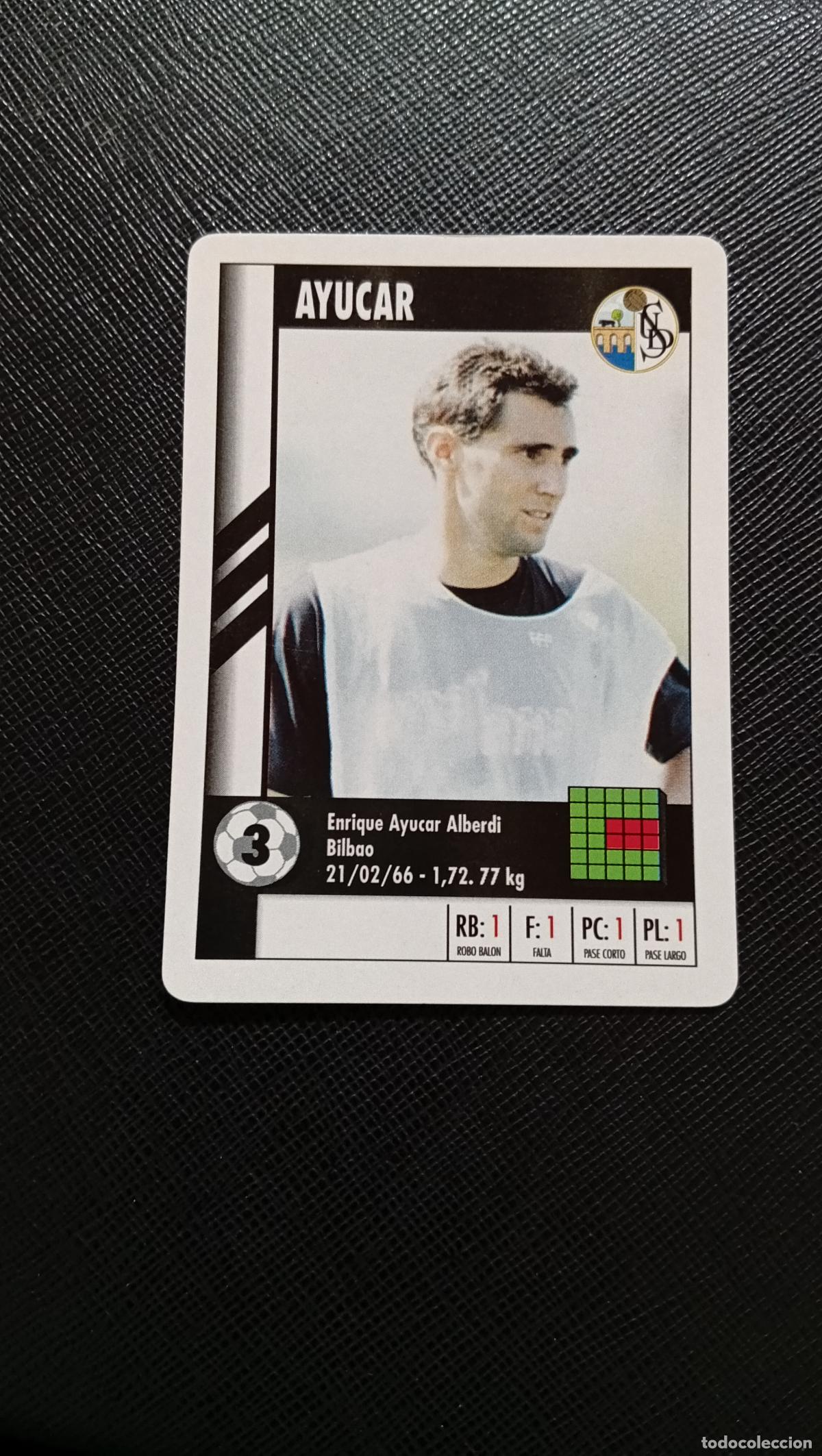 Cromos de F&uacute;tbol: 3 AYUCAR SALAMANCA MARCA SUPER GOL 1995 1996 NAIPE SUPERGOL 95 96 FUTBOL - A119 PG208