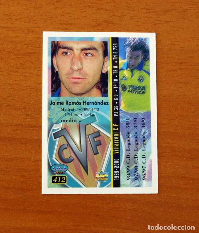 Figurine di Calcio: Villarreal - N&ordm; 412 Jaime - Mundicromo Las Fichas de la Liga 2000-2001, 00-01
