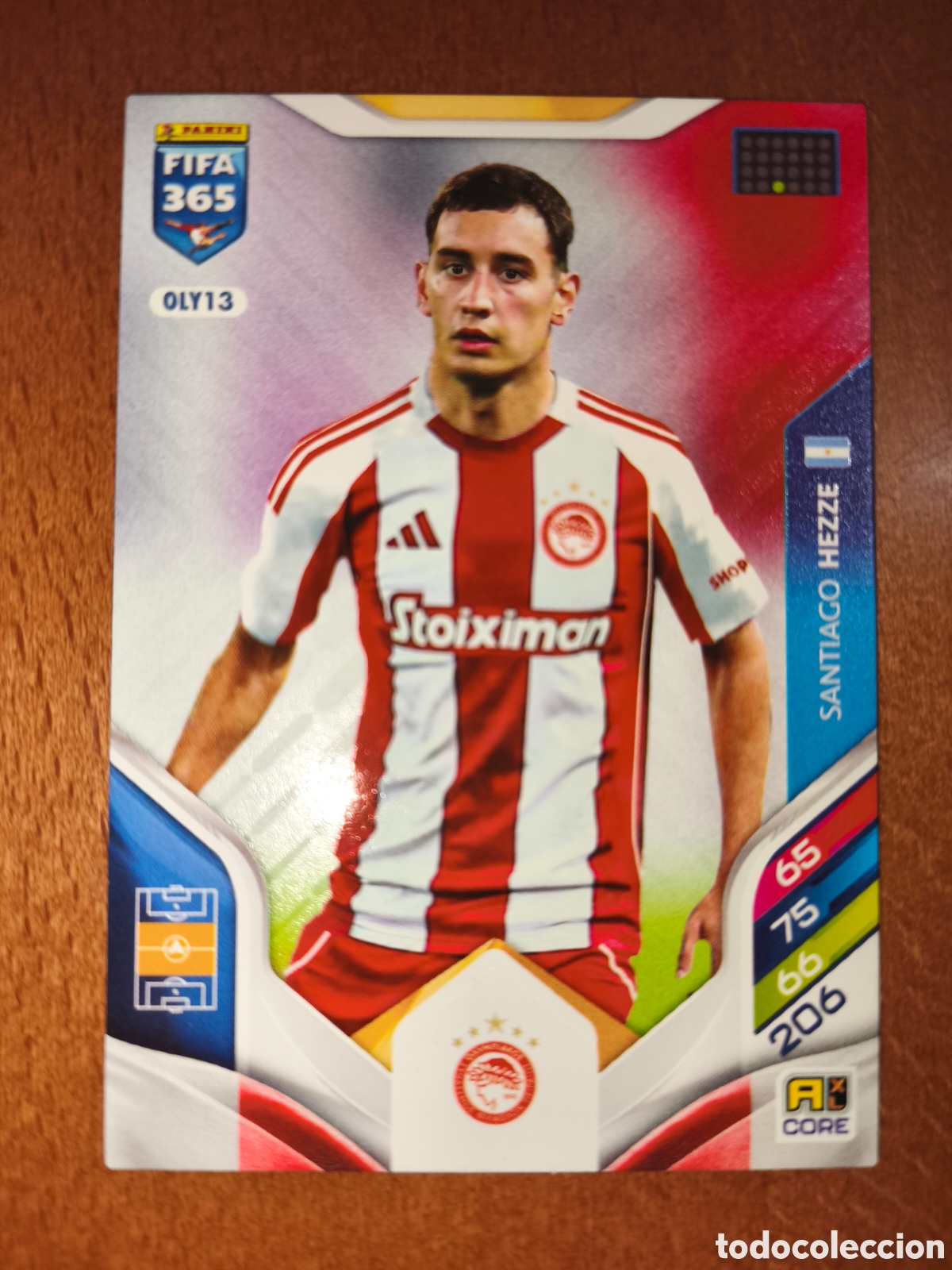 Cromos de F&uacute;tbol: Santiago Hezze OLY13 Adrenalyn XL Fifa 365 2026 Olympiacos